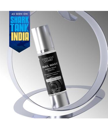 Conscious Chemist Snail Magic Essence Serum | 97% Active Snail Mucin | Skin Barrier Repair for All Skin Types | Hydrate & Soothe Dryness & Redness - Buy Online on GoSupps.com