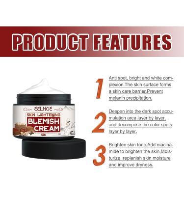 Whitening Spot Lightening Cream - Brighten & Exfoliate Skin Tone | Moisturizing Facial Repair Cream Type 3 - Buy Online on GoSupps.com