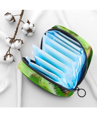 Stylish Insects on Leaf Napkins & Storage Bag - Portable Periodic Tote for Women & Teens | Menstrual Cup & Breastfeeding Insert Holder - Buy Online on GoSupps.com