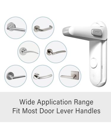 Heart of Tafiti Child Door Handle Locks | Baby-Proof Lever Lock | 2-Pack | Easy Installation | 3M VHB Glue | Safe for Toddlers - Buy Online on GoSupps.com