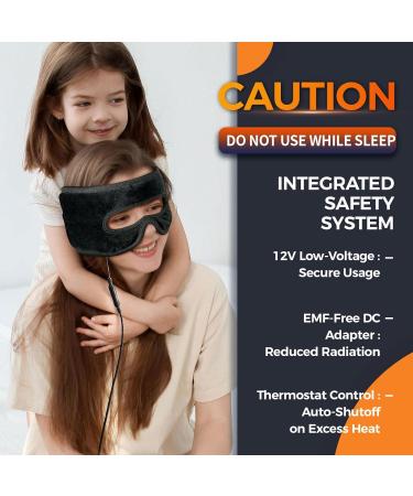 Sinus Pressure Relief Mask - Heated Face Mask for Headaches Sleep Aid & Stress Relief | 3 Heat Settings & Auto-Off Timer - Buy Online on GoSupps.com