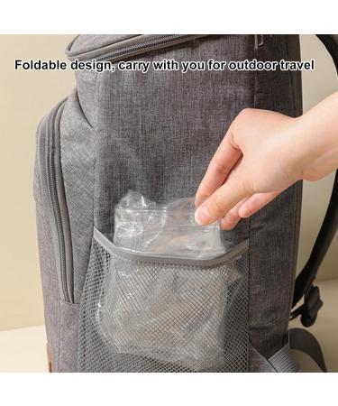 Foldable Clear Bucket - Clear Foldable Bucket for Outdoors | Clear Foldable Basin - Foldable Outdoor Beach Bucket | Clear Bucket with Handle - Lightweight Foldable Utility Bucket Small - Buy Online on GoSupps.com