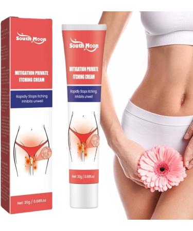 Geruwam Private Area Itching Cream - Genital Ointment For Women | 0.68fl oz Women Genital Area Itch Relief Instant Herbal Formula Reduces Odors Relieves The Itching - Buy Online on GoSupps.com