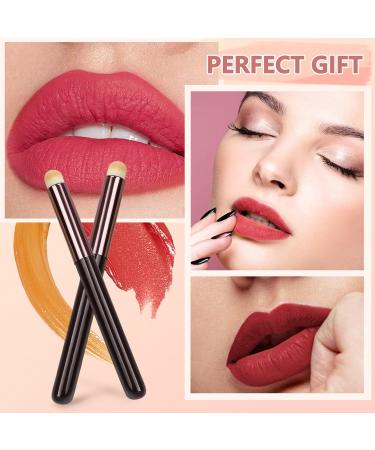 Simfree 2 Pieces Lip Brushes Lip brush for lipstick Lip Blending Brush with Lid Lip Brush Applicator with Cap Retractable brushes Portable Lip Liner Brush Lip Gloss Eyeshadow Smudge Brush - Buy Online on GoSupps.com