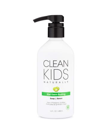 Gabriel Cosmetics Clean Kids Naturally Kiwi Germ Busting Soap  16 oz (1) - Buy Online on GoSupps.com