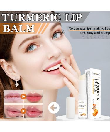 2PCS Turmeric Lip Scrub for Dark Lips Moisturizing Lip Blam for Smokers Exfoliating Lip Blam Dark Lips Corrector Cream Lip Exfoliator Scrub for Lip Softening & Hydration Fade Lip Lines - Buy Online on GoSupps.com