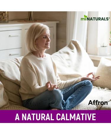 Saffron Supplements | 120 Capsules/Pills by miNATURALS | 100% Pure Saffron Extract | Supports Mood Balance for Men Women and Adolescents | Backed by 9 Clinical Studies | Patented Ingredient | Affron - Buy Online on GoSupps.com