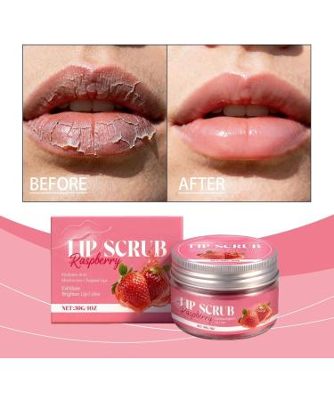 Lip Scrub 30g Moisturizing Repair Treatment - Lip Moisturizer For Daily Routine Makeup Preparation Travel Morning Evening Winter - Buy Online on GoSupps.com
