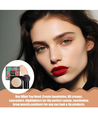 Mushroom Head Air Cushion CC Cream - Long Lasting Moisturizing Foundation BB Cream - Natural Moisturizing Concealer Foundation Makeup Concealer For Makeup All - Buy Online on GoSupps.com