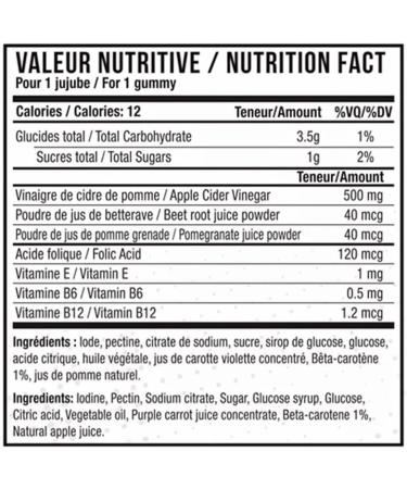 Nova Pharma Oxia Apple Cider Vinegar Gummies Vegan Gluten-Free Vitamin Relieves Stomachache Prevents Indigestion and Night Cramps Strengthens Hair & Boosts Skin Radiance - 60 Gummies - Buy Online on GoSupps.com