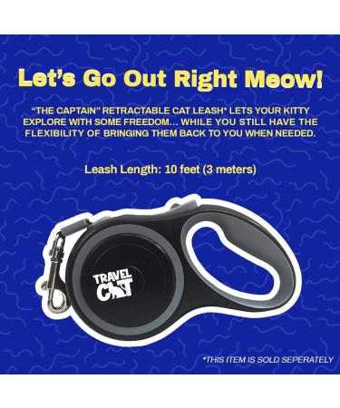 Reflective Travel Cat Harness and Leash Set - Lightweight & Breathable - Snug Fit for True Adventurers - Strong Snap Clip - Large Grey - Buy Online on GoSupps.com