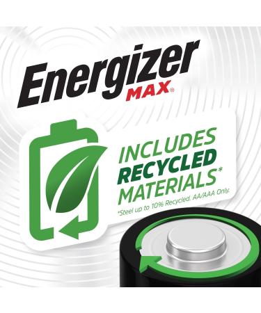 Energizer AA Batteries - Max Alkaline Double A 4 Count | Reliable Power for Devices - Buy Online on GoSupps.com