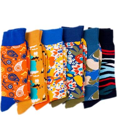 Jier Fun Colorful Cotton Socks - Men's & Unisex Sports Crew Socks | Multicolored Leisure & Business Socks for All Occasions - Buy Online on GoSupps.com