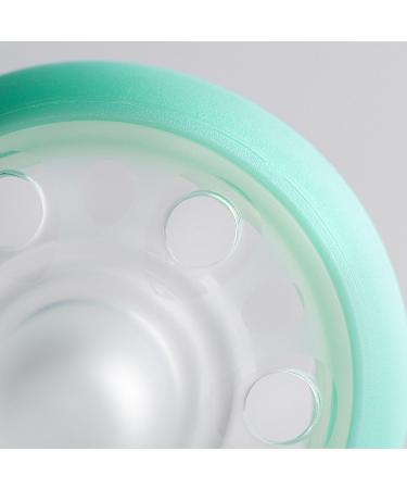 Tommee Tippee Night Pacifier Set - Skin-Like Texture Symmetrical Design Glows in the Dark 0-6 Months - 2 Pack (Yellow & Gray) with Sterilizer Box - Buy Online on GoSupps.com