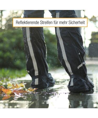 Amazy Rain Overshoes - Waterproof Non-Slip Shoe Covers with Reflectors & Free Storage Bags | Perfect for Rain Snow & Dust - Sizes 42-43 - Buy Online on GoSupps.com