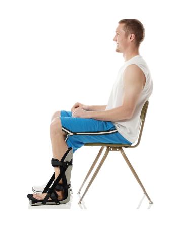 Plantar Fasciitis Night Splint | Adjustable Leg Support Brace for Right/Left Foot | Heel Arch Pain & Bone Spur Relief - Buy Online on GoSupps.com