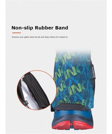 Buy SANIQUEEN Reflective Gaiters for Men & Women - UV Protection Low Gaiters for Running & Hiking - Green | International Shipping Available - Buy Online on GoSupps.com