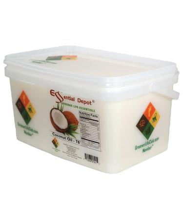 7 lbs Food Grade Coconut Oil in Microwavable & Resealable PP Container - Buy Online on GoSupps.com