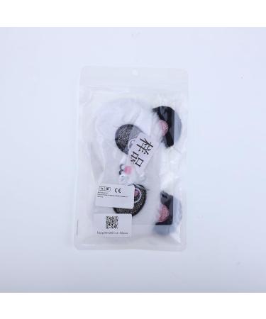 3D Panda Sleep Mask for Kids - Ultra-Comfortable Sleeping Glasses for Boys & Girls | Black & White Design - Buy Online on GoSupps.com