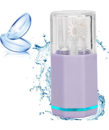 Portable Automatic Contact Lens Cleaner - Best Soft & Rigid Lens Cleaning Tool (Violet) | International Shipping - Buy Online on GoSupps.com