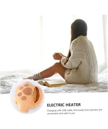 Valiclud 2-Pack USB Foot Warmers | Portable Heated Slippers & Heating Pillows for Home & Desk - Fluffy Comfortable Ideal for Women - Buy Online on GoSupps.com