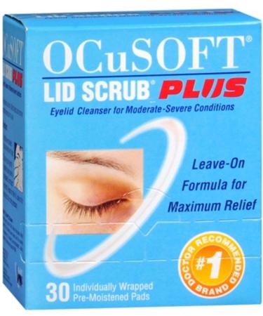 OCuSOFT Plus Eyelid Cleanser Pads 30 Each (Pack of 4)