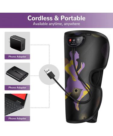 QUINEAR Cordless Leg Massager - Rechargeable Air Compression Calf Massager - Buy Online on GoSupps.com