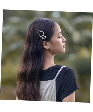 NUSITOU Wedding Hair Accessories for Women Pearl Hair Barrettes Hair Clips Accessories Girls Hair Accessories Rhinestone Barrettes Retro Decor Bow Hair Clips Miss Side Clip Temperament - Buy Online on GoSupps.com