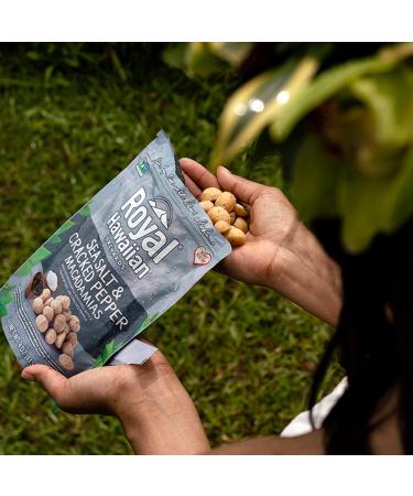 Royal Hawaiian Orchards Sea Salt & Cracked Pepper Macadamia Nuts  4 Oz - Buy Online on GoSupps.com