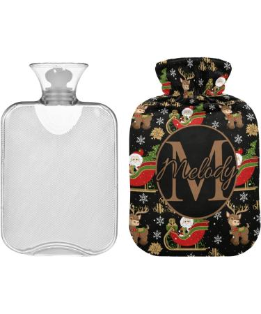 Personalized 1L Hot Water Bottle | Individual Christmas Heat Bottles for Pain Relief & Warmth - Buy Online on GoSupps.com