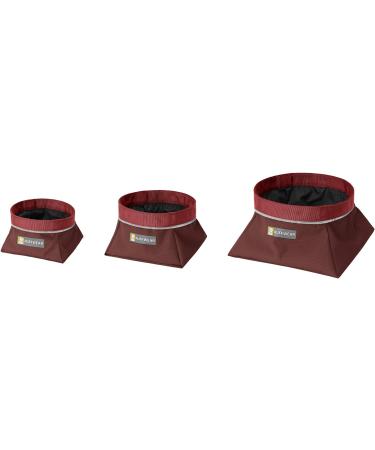 Ruffwear Quencher Bowl - Fired Brick | Small Travel Pet Bowl for Dogs - Durable Lightweight & Portable - Buy Online on GoSupps.com