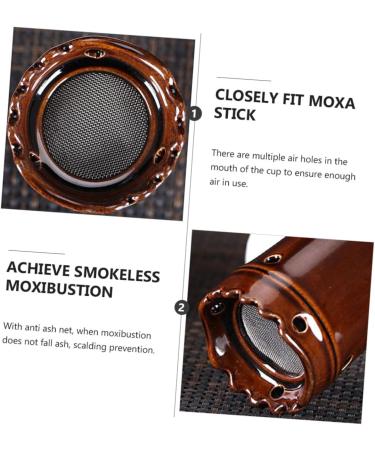 Buy Healeved 3 STK Moxibustion Pot - Ceramic Moxibustion Tools & Massage Device for Pain Relief | International Shipping - Buy Online on GoSupps.com