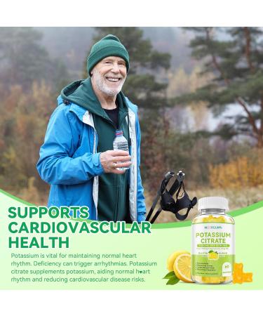 Potassium Citrate 1000mg Gummies Potassium Supplement for Adults Women and Men with Magnesium Vitamin B6 Chewable Supplements Support Electrolyte Balance Leg Cramps & Muscle Health 60 Count 60 Count (Pack of 1) - Buy Online on GoSupps.com