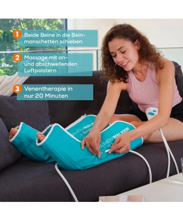 Venenwalker Basic Vein Therapy - Certified Medical Device for Vein Health | Effective Relief for Lipedema Lymphedema & Post-Sports Regeneration - Buy Online on GoSupps.com