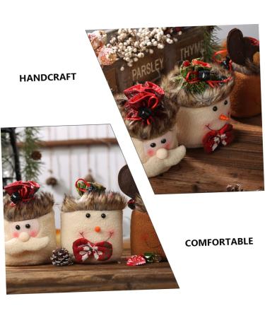 LALAFINA 3 Pcs Christmas Candy Bag Candy Bags Christmas Snack Bags Candy Storage Container Cartoon Box - Buy Online on GoSupps.com