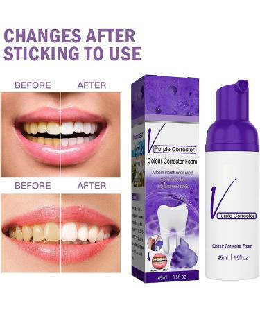 Buy V34 Purple Toothpaste for Whitening & Gum Repair | 45ml - Effective Bleaching for White Teeth - Buy Online on GoSupps.com