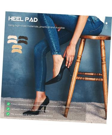 NOLITOY 6 Pairs Heel Wear Pads - Cushions & Protectors for High Heel Shoes | Non-Skid Heel Grips & Inserts for Ultimate Comfort - Buy Online on GoSupps.com
