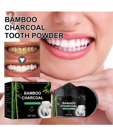 KLYso Bamboo Charcoal Tooth Powder - Natural Teeth Whitening Deep Cleaning Freshen Breath Remove Stains & Tartar Protect Enamel & Gums(1PCS) - Buy Online on GoSupps.com