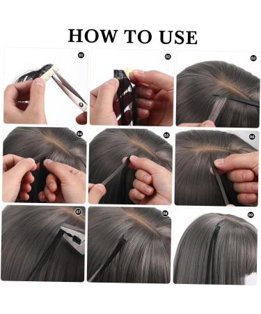 Beaupretty Black Hair Tie hair extensions seamless hair straight hair clip black scrunchies synthetic hair clip full head clip electric black human hair extensions real hair Hair Bands - Buy Online on GoSupps.com