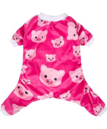 CuteBone Pink Pig Dog Pajamas XL Pet Onesie Coat - XLarge P46XL - Buy Online on GoSupps.com