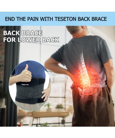 Back Brace for Men & Women | Support Belt for Pain Relief Scoliosis & Sciatica | Adjustable XXXL Size | Durable Back Stretcher - Buy Online on GoSupps.com