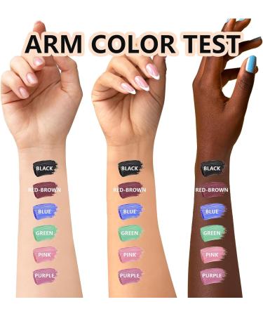 Coloured Waterproof Lash Mascara Highly Pigmented Coloured Mascara Long Lasting False Lash Effect Mascara Long Lasting Thick Smudge-Proof Natural Voluminous Telescopic Mascara (Brown 8ml) Brown 8 ml (Pack of 1) - Buy Online on GoSupps.com