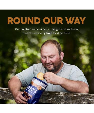 Burts Devon Roast Beef Hand Cooked Burts Crisps - 20 x 40 g Multipack Box - Gluten Free Hydrogenated Fat Free Non-GMO - Devon Roast Beef Burts Potato Chips - Buy Online on GoSupps.com