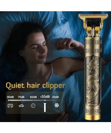 PXLISIE Professional Cordless T-Blade Hair Trimmer Kit for Men - Zero Gapped Beard Clippers with Guide Combs and Ear Spoon Tool Set - Buy Online on GoSupps.com