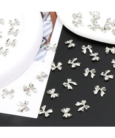 Nayyana 50 PCS Arch Nail Charms | 3D Silver Nail Art Charms & Alloy Straps | DIY Nail Decoration Stones - Buy Online on GoSupps.com