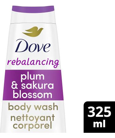 Dove Rebalancing Body Wash for renewed healthy-looking skin Plum & Sakura Blossom gentle body cleanser hydrates dry skin 325 ml Dove Rebalance Body Wash 325 ml (Pack of 1) - Buy Online on GoSupps.com