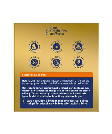 StBotanica Vitamin C E & Hyaluronic Acid Night Cream - Brightening & Hydrating with Argan Oil | 50g - Shop Internationally - Buy Online on GoSupps.com