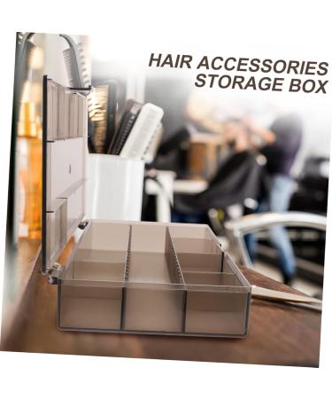 PopetPOP Hairdressing Box Scissors Organizer & Hair Tool Case Plastic Container for Clips Combs & Accessories - International Shipping - Buy Online on GoSupps.com