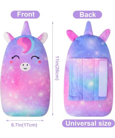 Basumee Unicorn Seat Belt Covers for Kids - Seatbelt Pillow & Head Support for Child | Multi-Coloured - Buy Online on GoSupps.com