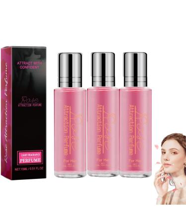 3PCS Pheromones Perfumes for Women Roll On Pheromones Perfumes For Women Attract Me Womens Perfume Long Lasting Women Pheromone Perfume Bundle Rollerball perfume (3PCS)
